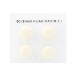 Light Cream Matte Hijab Scarf Magnets Pins