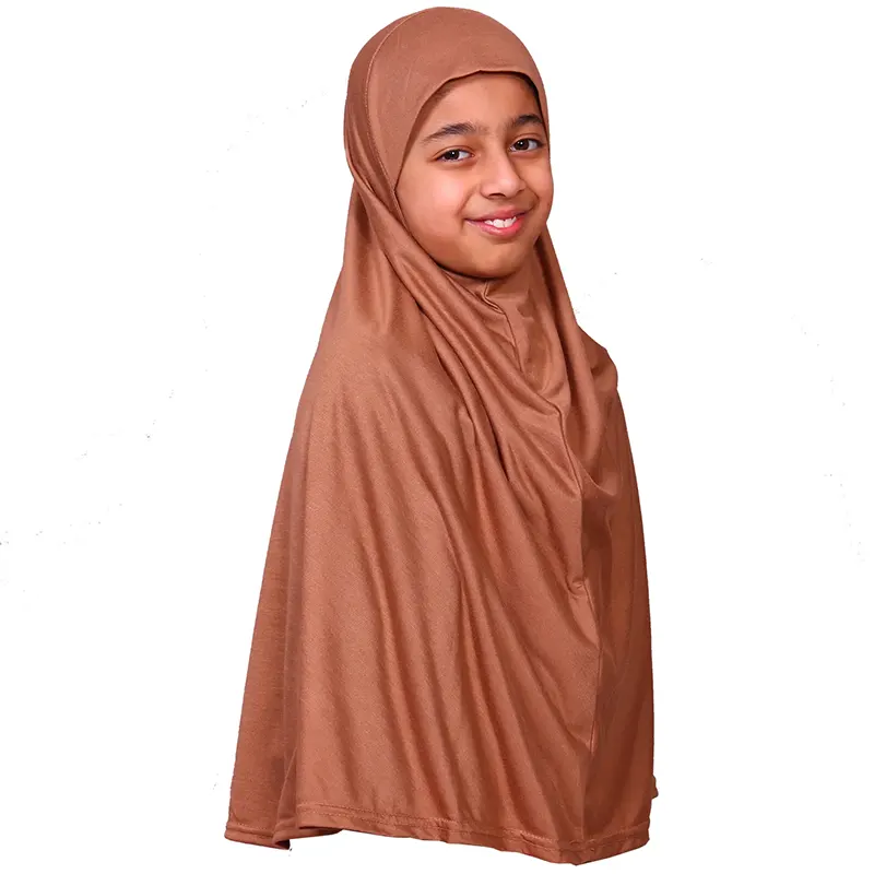 Light Brown Muslim Girls Hijab