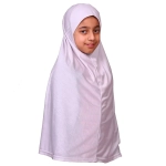 Silver Girls XL Size Hijab Scarf