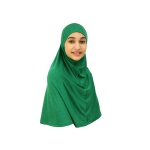 Green Girls Large Size Hijab Scarf