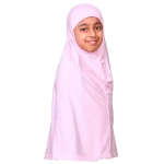 Muslim Girls Light Pink Hijab Scarf