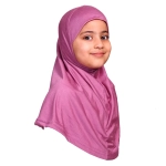 Small Size Rose Muslim Girls Hijab Scarf