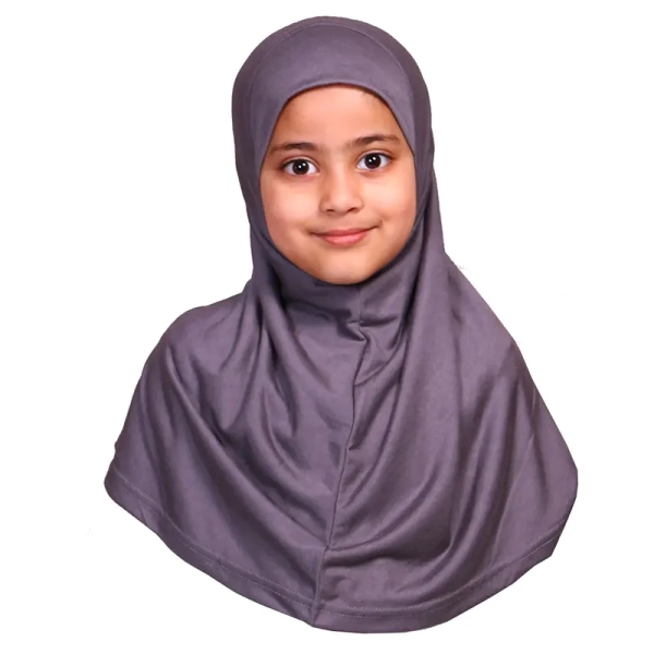 Marle Grey Girls Hijab Small Size