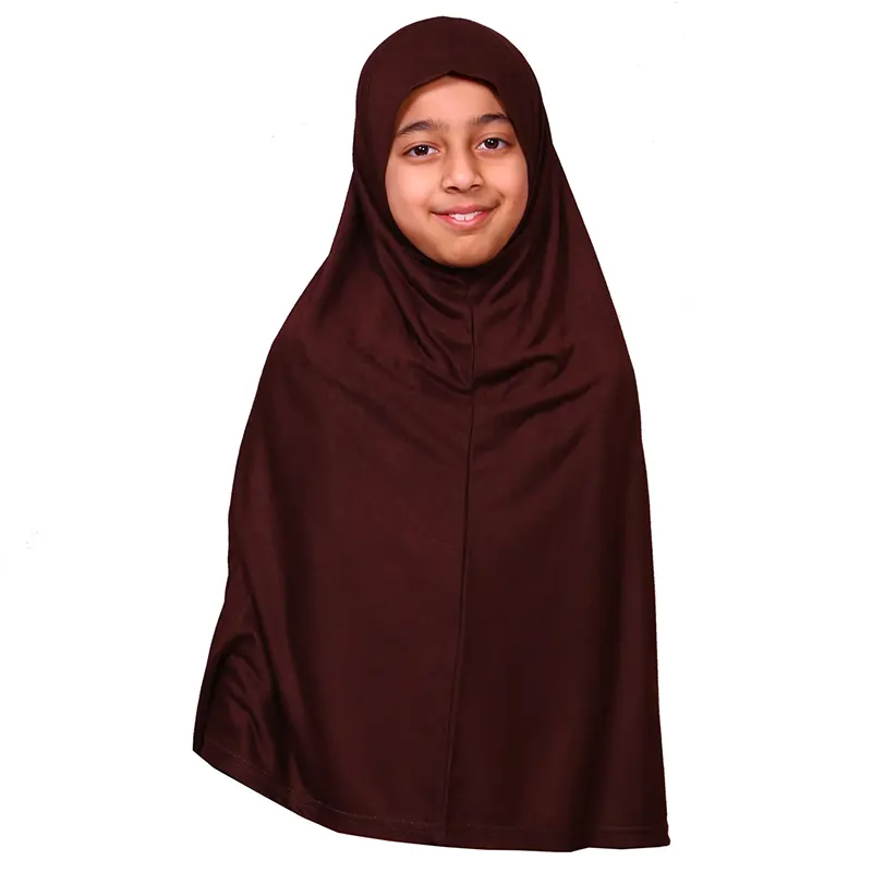 Muslim Girls Chocolate Hijab Scarf