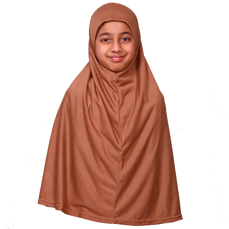 Light Brown Girls Hijab Scarf