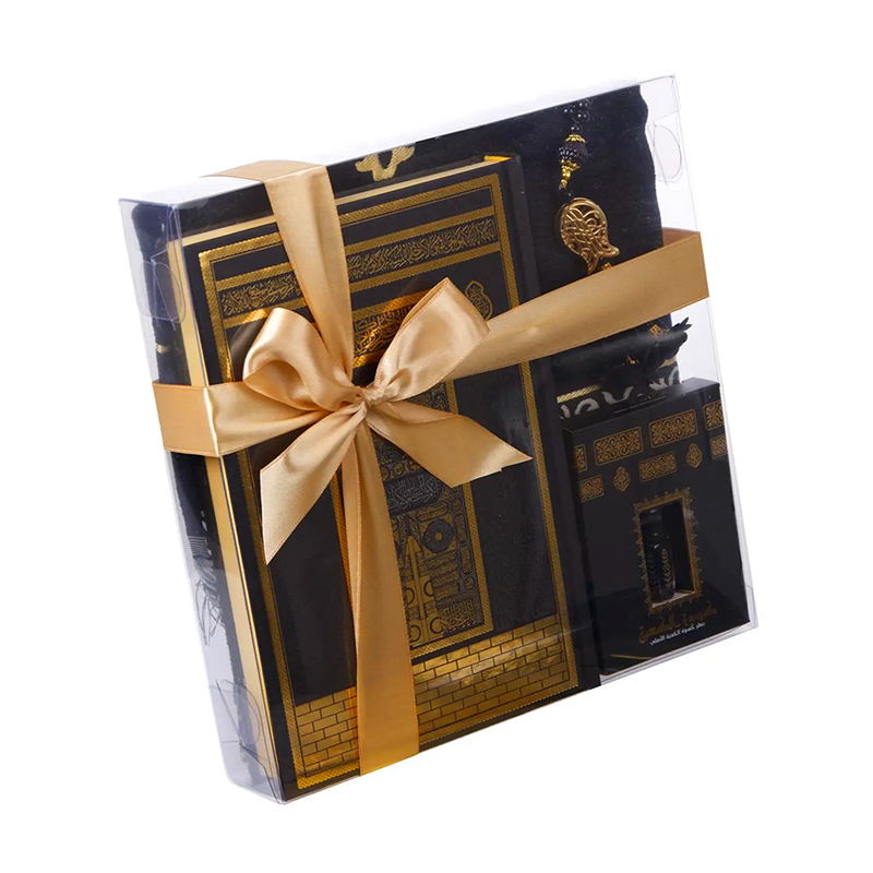Black _ Gold Ka’abah Gift Box Prayer Set01