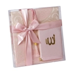 Baby Pink Muslim Prayer Set Gift Box