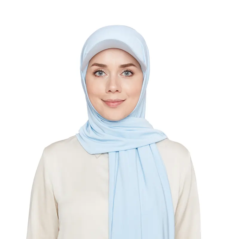 Hijab Cap Arctic Blue 1