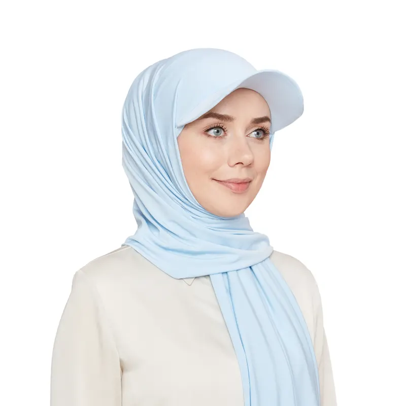 Hijab Cap Arctic Blue 2