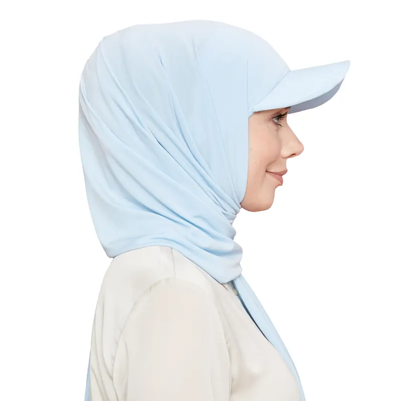 Hijab Cap Arctic Blue 3