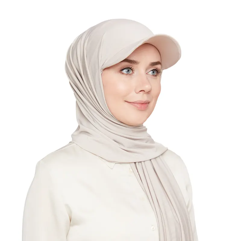 Hijab Cap Beige 2