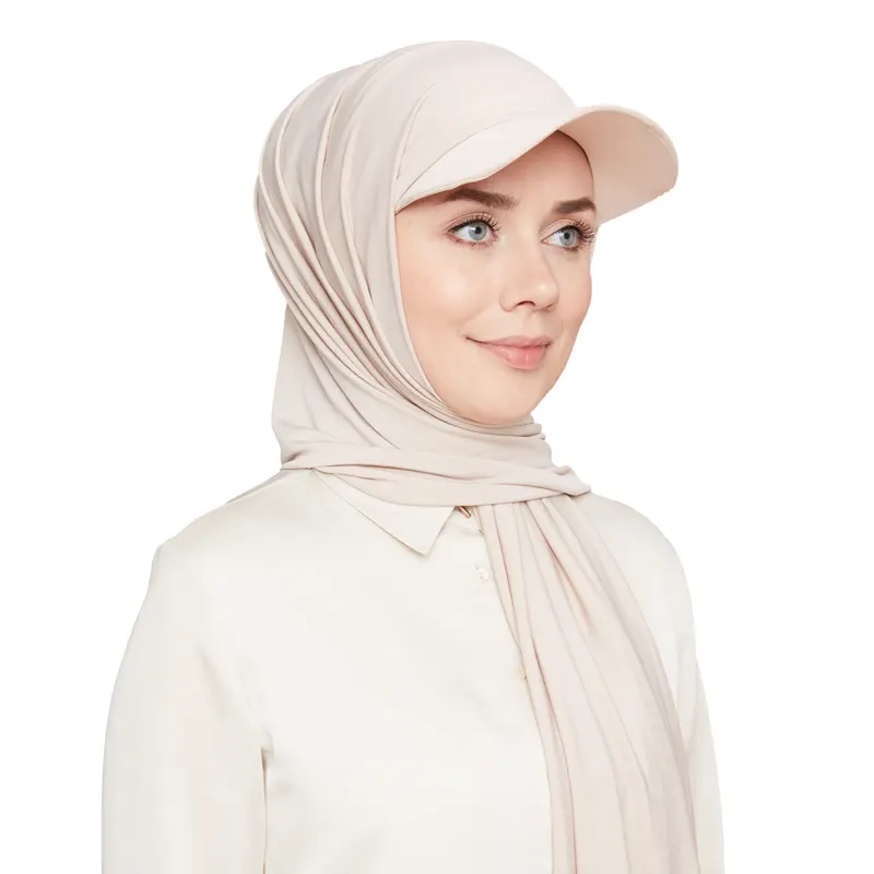 Hijab Cap Light Cream 2