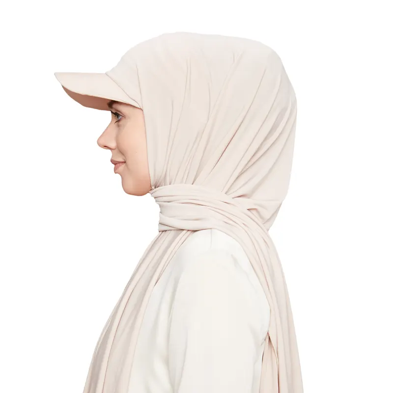Hijab Cap Light Cream 4