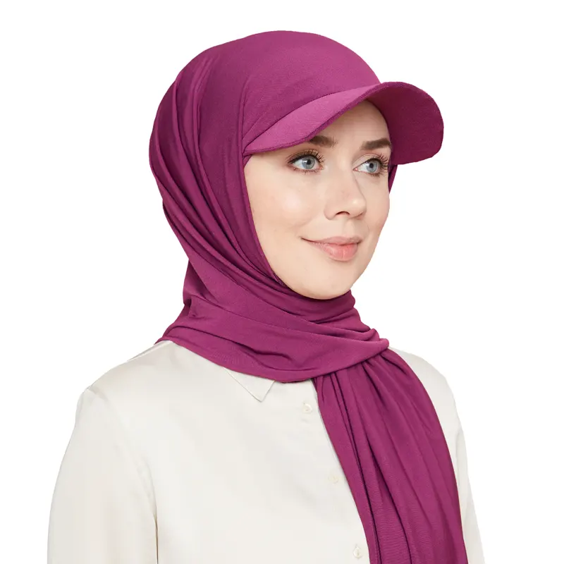 Hijab Cap Magenta Pink 2