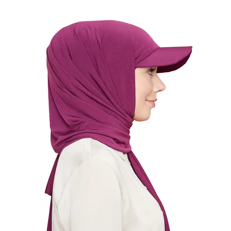 Hijab Cap Magenta Pink 3