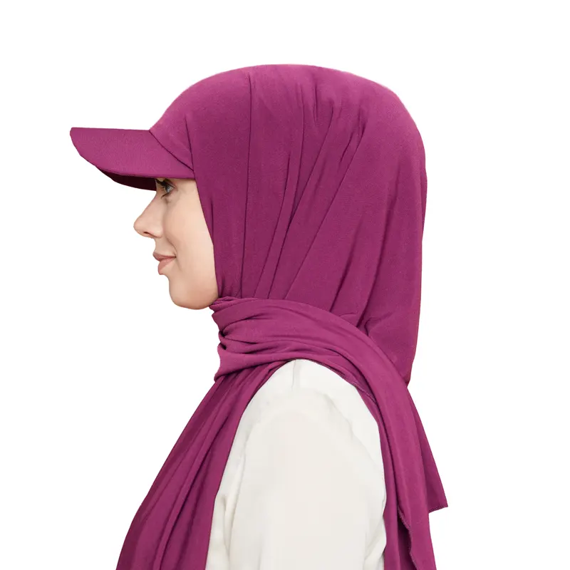 Hijab Cap Magenta Pink 4