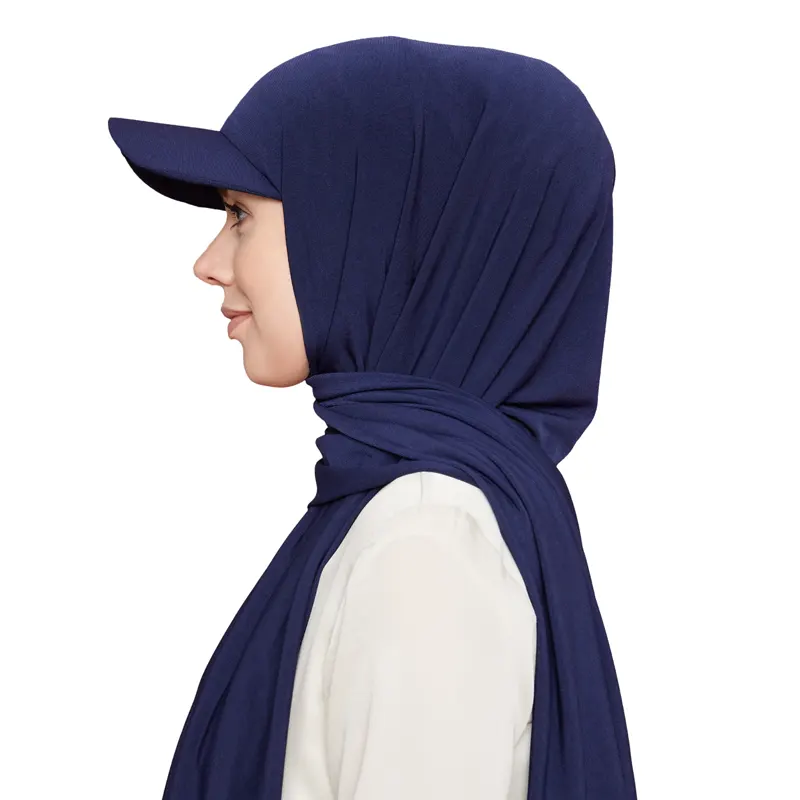 Hijab Cap Navy Blue 4