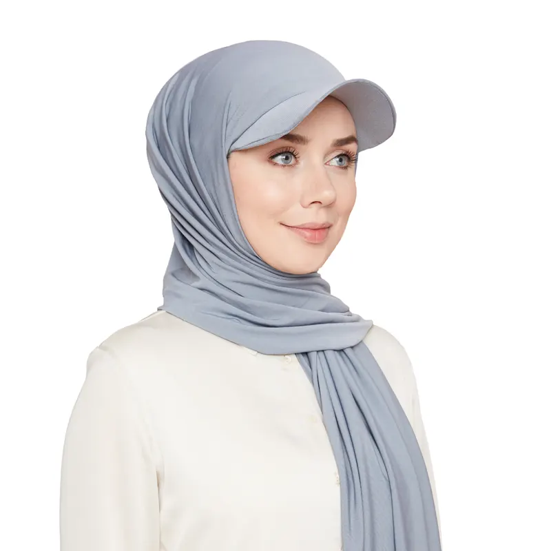 Hijab Cap Silver 2