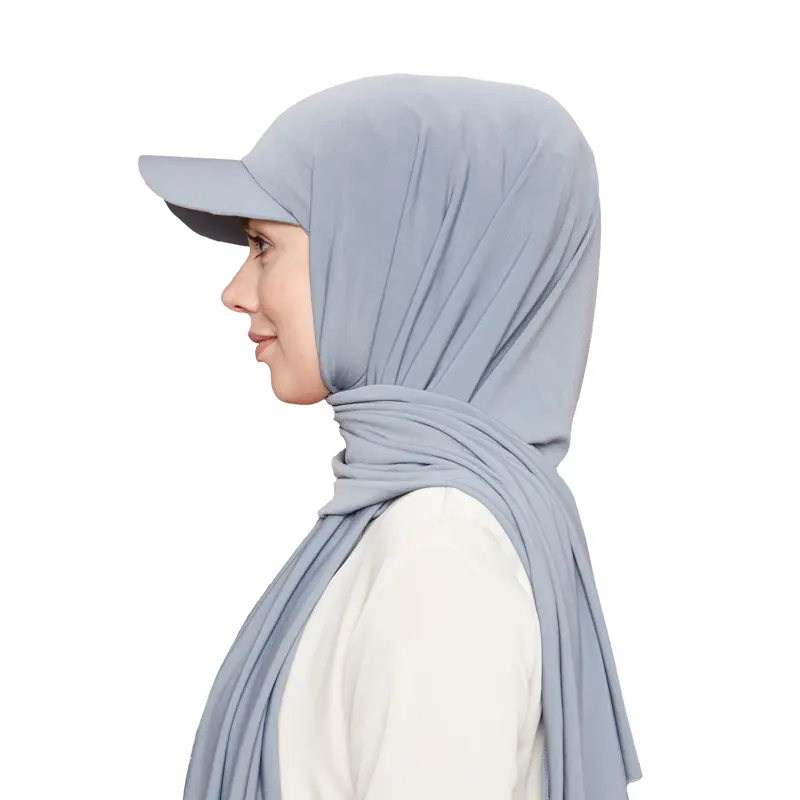 Hijab Cap Silver 4