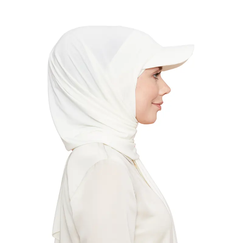 Hijab Cap White 3
