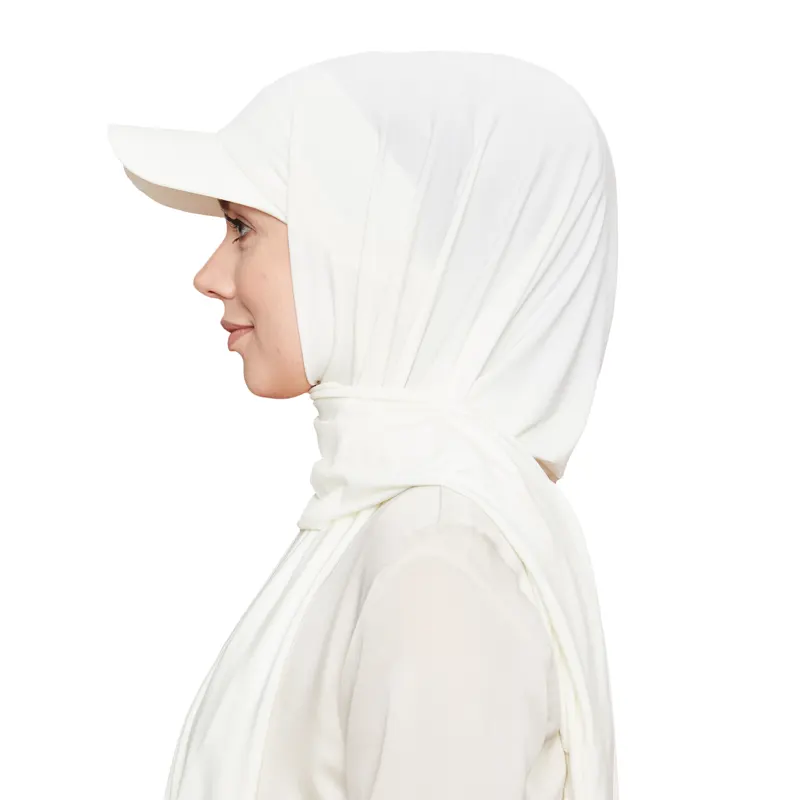 Hijab Cap White 4