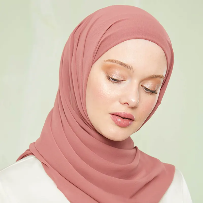 Instant Hijab Blush Red 2