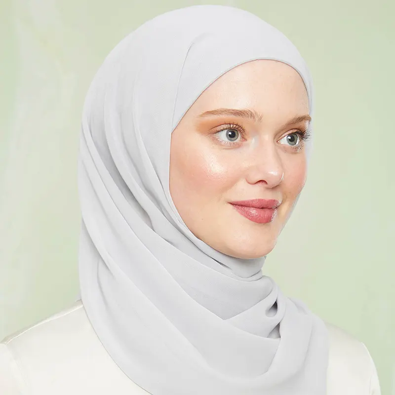 Instant Hijab Light Grey