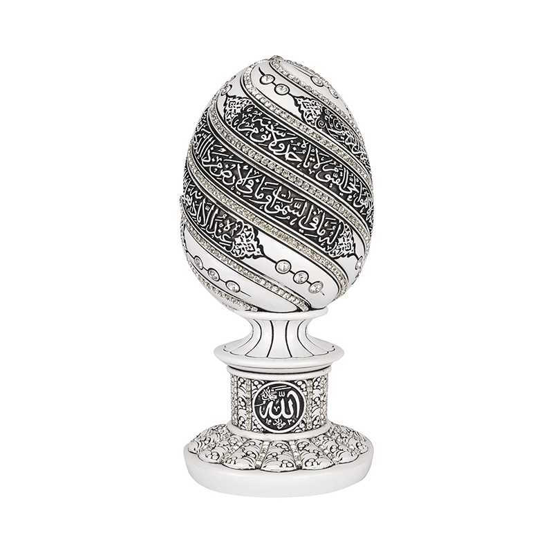 Large Ayutl Kursi Egg Ornament 0142