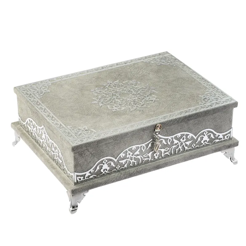 Large Opulent Quran Gift Set Grey 3