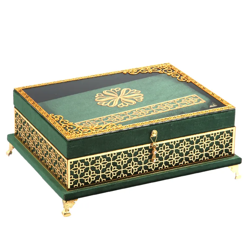 Large Premium Quran Gift Set Green 2