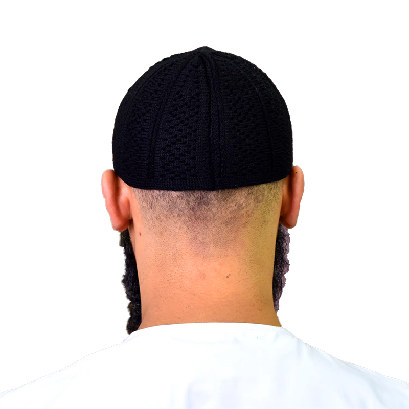 01-MenÔÇÖs Thick Supreme Prayer Hat ÔÇô 1 black