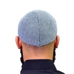 Men’s Dotted Core Blue & White Prayer Hat