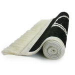 Sina Secc Black And White Prayer Mat