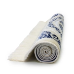 Didem Secc White And Blue Pattern Prayer Mat