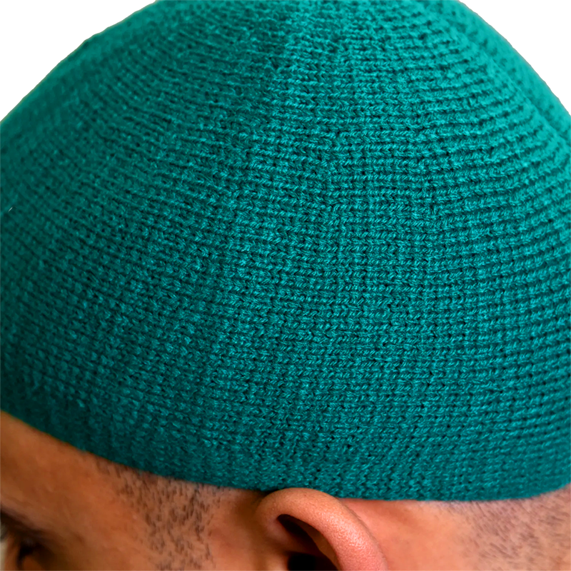 02-Men’s Blend Textured Prayer Hat – Parakeet