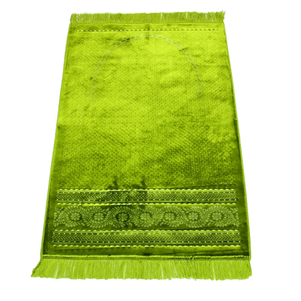 Plus Secc Green Islamic Prayer Rug Online