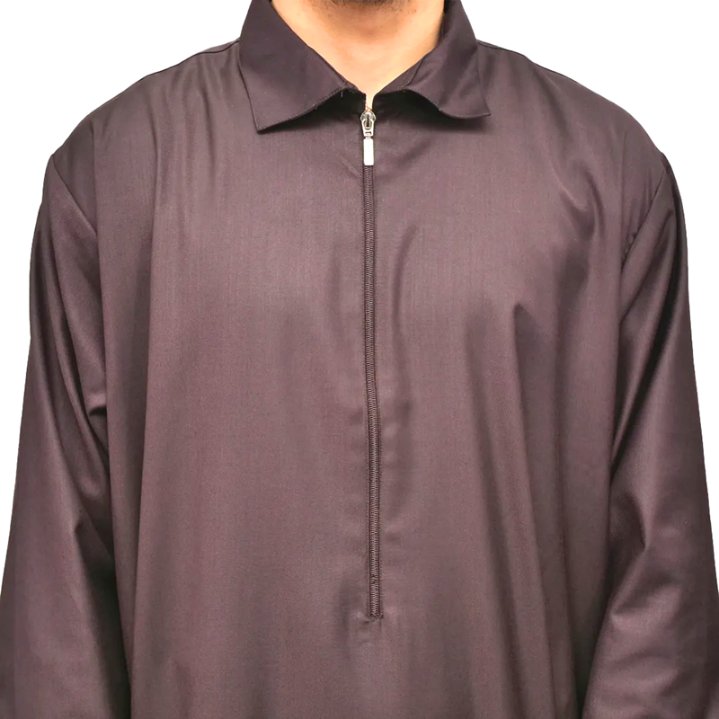 06-MenÔÇÖs Styled Collar Thobe ÔÇô 671 purple