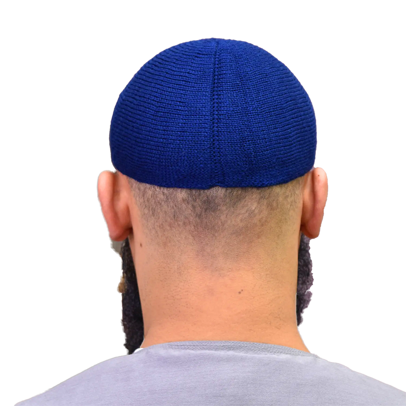 1- Men’s Blend Textured Prayer Hat – Navy
