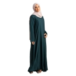 Bottle Green Basic Abaya