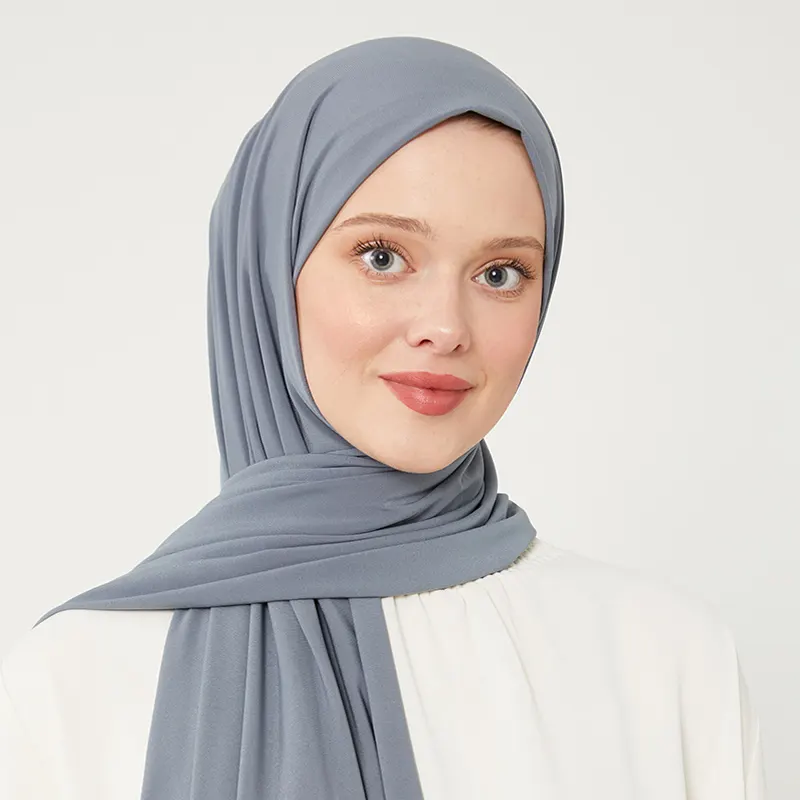 Jersey Hijab Grey 1