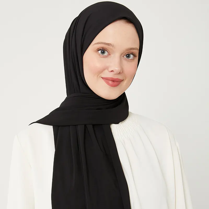Jersey Hijab black 1