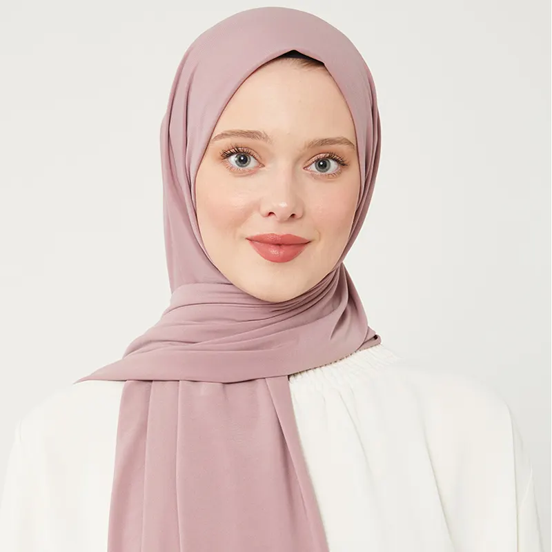 Jersey Hijab light pink 1