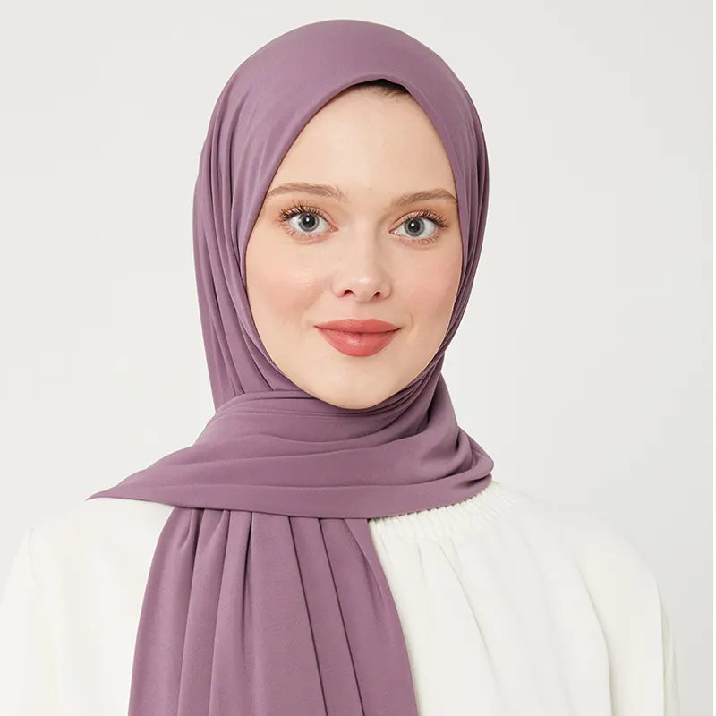 Jersey Hijab orchid purple 1