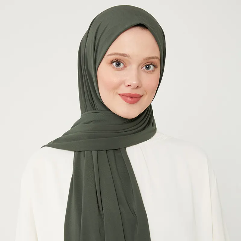 Jersey Hijab pine green 1