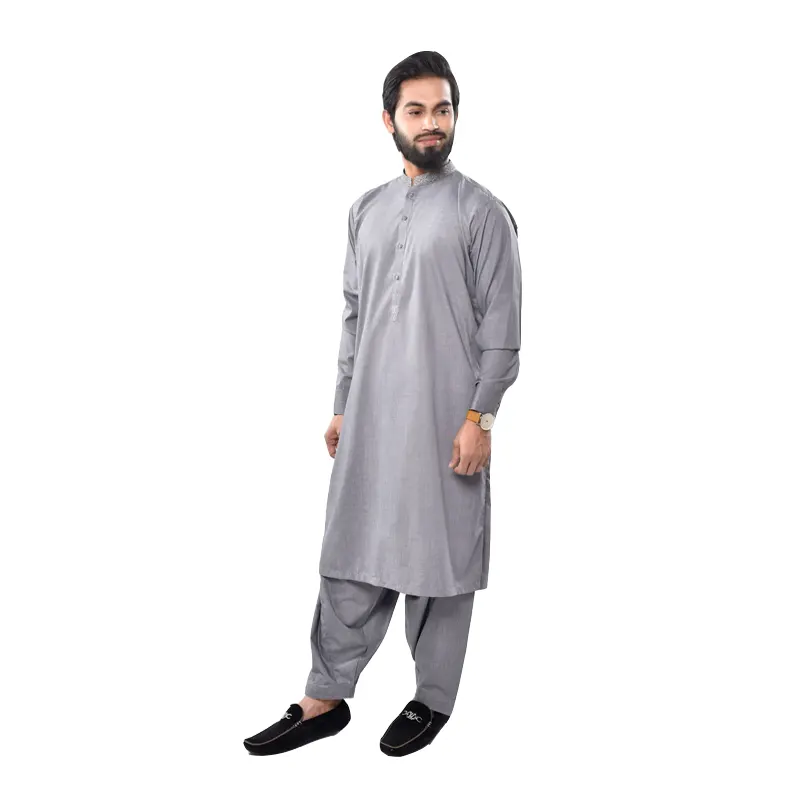 Grey Pakistani Salwar Kameez