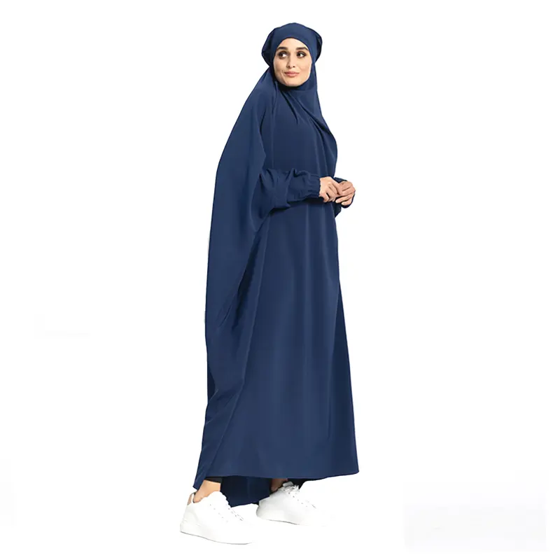 Navy Blue One Piece Muslim Jilbab