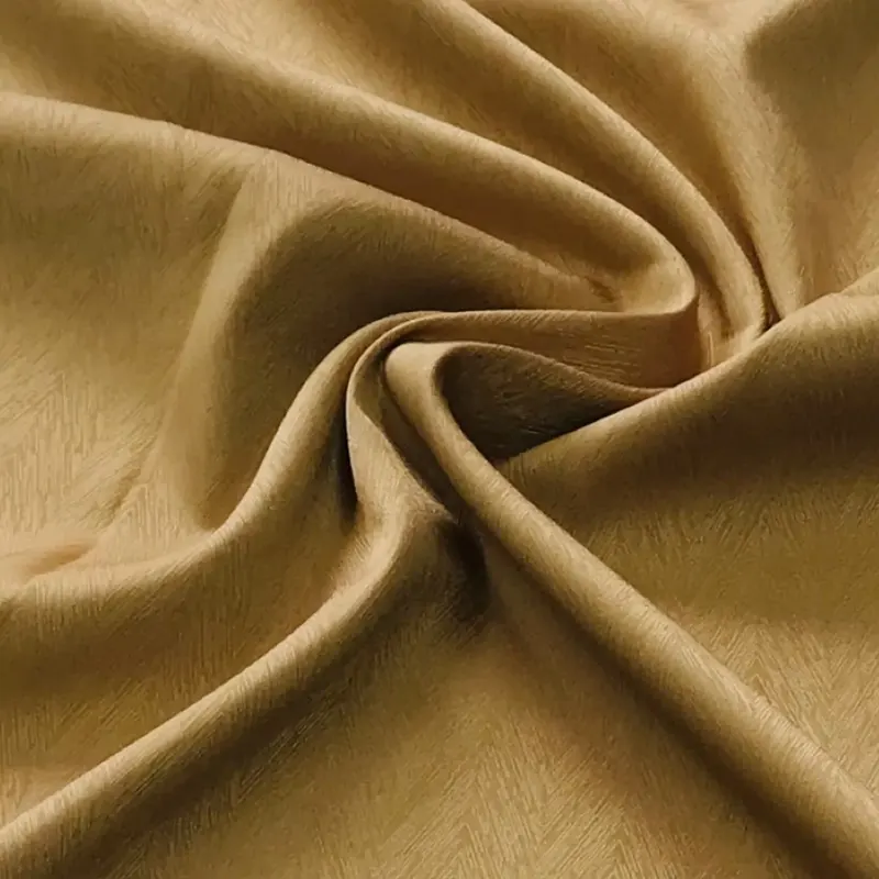 Satin silk textured Hijab gold