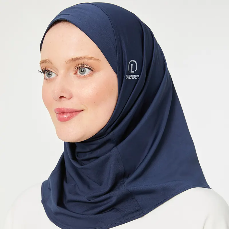 Sports Hijab Dark Blue 1