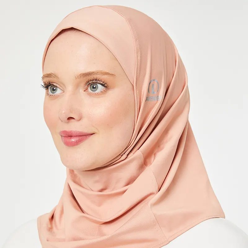 Sports Hijab Salmon Pink 1