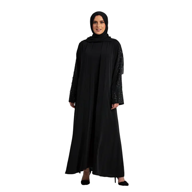 Two Piece Hina Beaded Dress Black 3